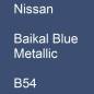 Preview: Nissan, Baikal Blue Metallic, B54.